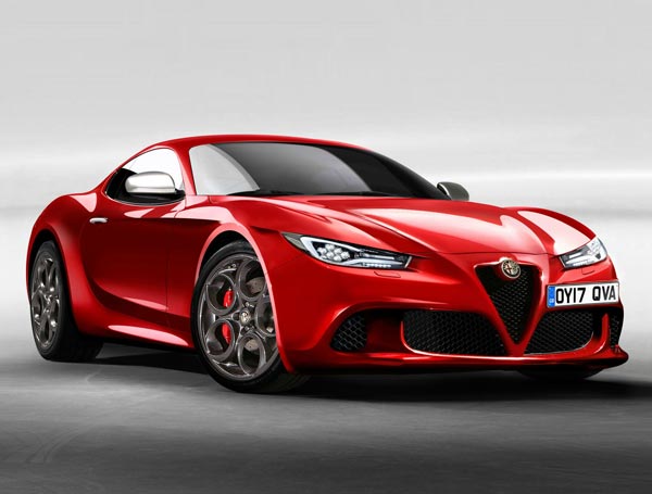 Alfa Romeo 6С. Рендер Auto Express