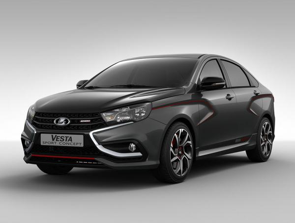 Lada Vesta Sport Concept. Фото