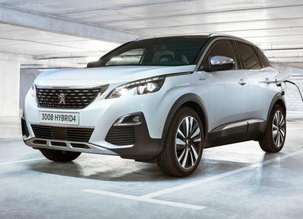 Peugeot 3008 и 508 Hybrid. Фото Peugeot