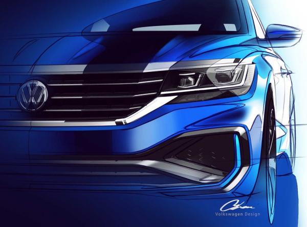 VW Passat. Тизер VW