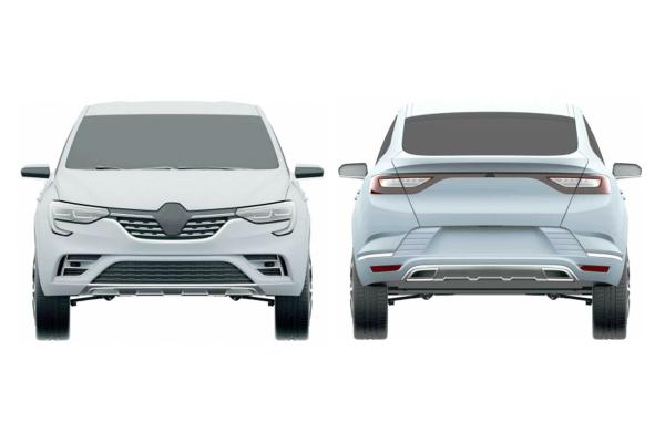 Renault запатентовала серийный дизайн Arkana - 1