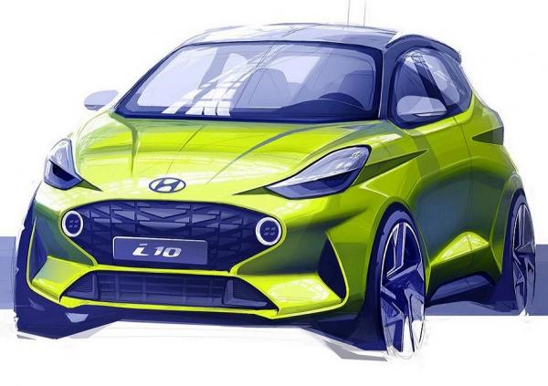 Новый Hyundai i10. Скетч Hyundai
