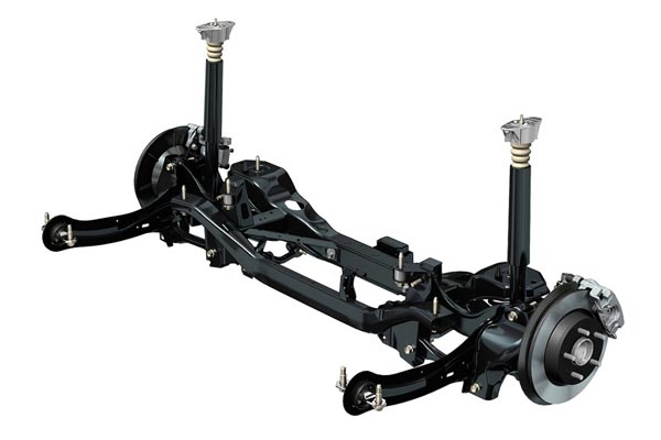 Задняя подвеска у «фокуса» всех поколений на двойных поперечных рычагах («пространственная» конфигурация).