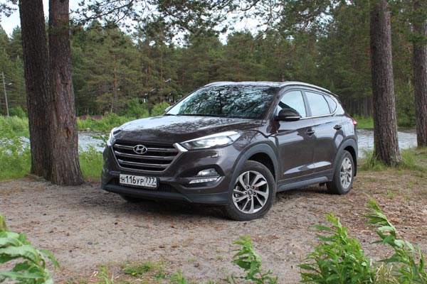 Для путешествия вдвоем или для небольшой семьи размер Hyundai Tucson является оптимальным