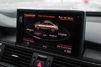 Экран системы Audi Drive Select в бизнес-седане Audi A6