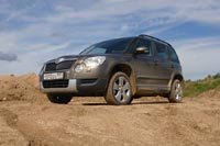 Дорожный просвет Skoda Yeti 180 мм. Вполне достаточно для беспроблемной эксплуатации по грунтовым дорогам и зимой